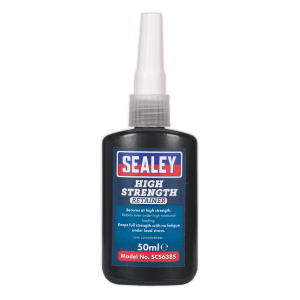 Sealey Glues, Adhesives & Sealants 50ml High Strength Retainer-SCS638S 5054511070446 SCS638S - Buy Direct from Spare and Square