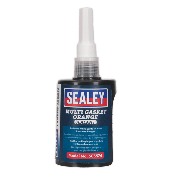 Sealey Glues, Adhesives & Sealants 50ml Multi Gasket Sealant - Orange-SCS574 5054511062151 SCS574 - Buy Direct from Spare and Square