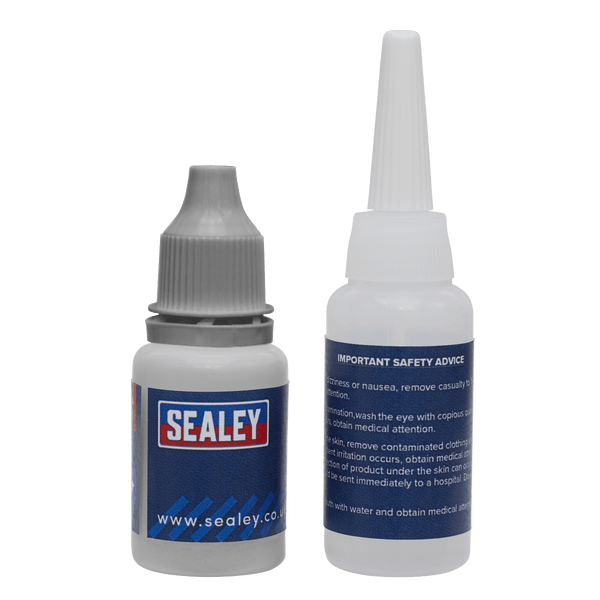Sealey Glues, Adhesives & Sealants Fast-Fix Grey Filler & Adhesive-SCS909 5054511511024 SCS909 - Buy Direct from Spare and Square