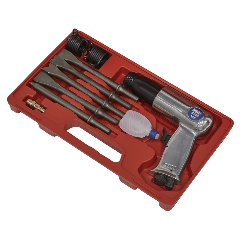Sealey Hammers Long Stroke Air Hammer Kit-SA11 5054511348286 SA11 - Buy Direct from Spare and Square