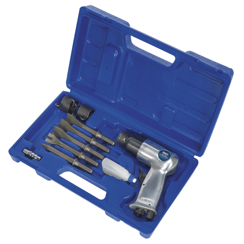 Sealey Hammers Medium Stroke Air Hammer Kit-SA12/S 5024209145848 SA12/S - Buy Direct from Spare and Square