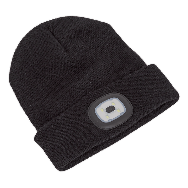 Sealey Head Torches 1W SMD LED USB Rechargeable Beanie Hat-LED185 5054511342918 LED185 - Buy Direct from Spare and Square