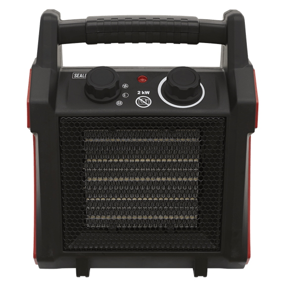 Sealey Heater 2000w Industrial Ceramic Fan Heater - Thermostat Control CH20 - Buy Direct from Spare and Square