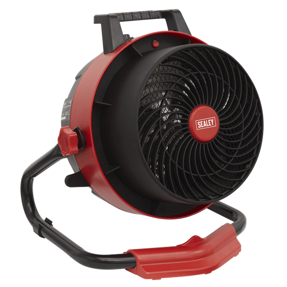 Sealey Heater 3000w Industrial Fan Heater - Thermostat Control - Hot and Cold Air FH3000 - Buy Direct from Spare and Square