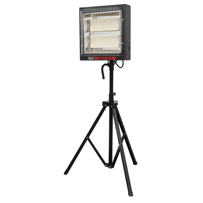 Sealey Heaters 1.4/2.8kW Ceramic Heater with Tripod Stand 230V-CH30S 5054630060366 CH30S - Buy Direct from Spare and Square
