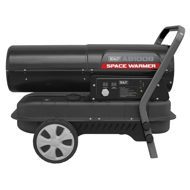 Sealey Heaters 100,000Btu/hr Space Warmer® Kerosene/Diesel Heater with Wheels-AB1008 5054630151996 AB1008 - Buy Direct from Spare and Square