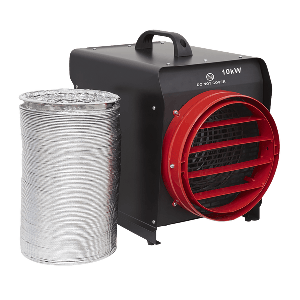 Sealey Heaters 10kW Industrial Fan Heater with Ducting-DEH10001 5054511711011 DEH10001 - Buy Direct from Spare and Square