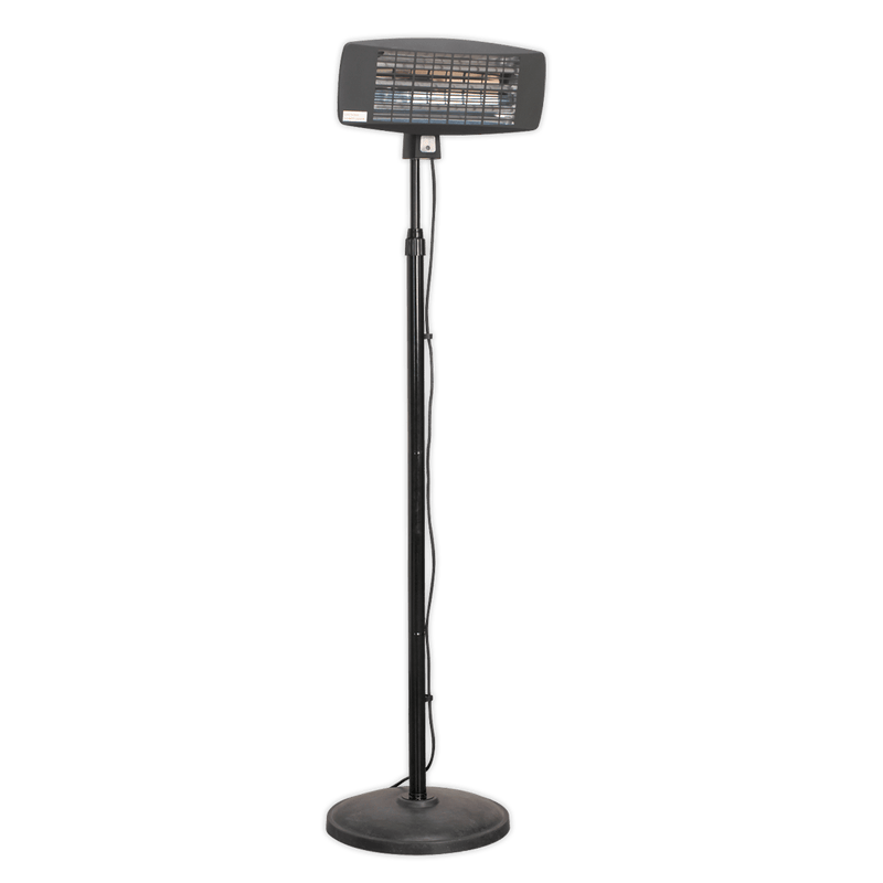 Sealey Heaters 2000W High Efficiency Infrared Quartz Patio Heater with Telescopic Floor Stand-IFSH2003 5051747441392 IFSH2003 - Buy Direct from Spare and Square