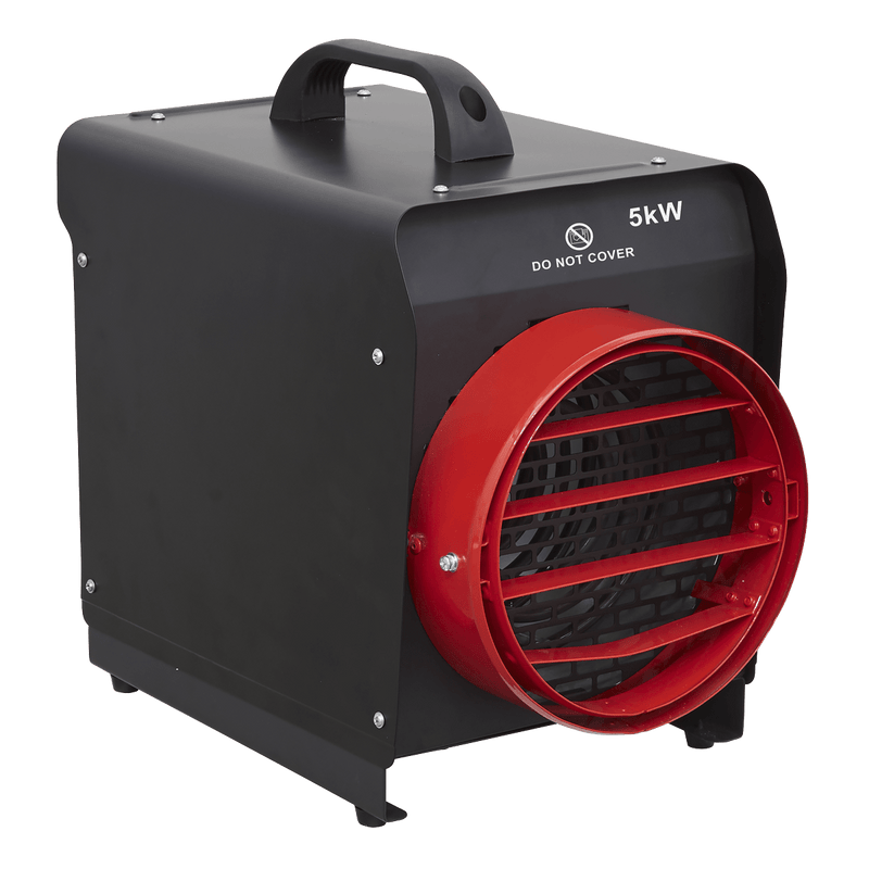 Sealey Heaters 5kW Industrial Fan Heater with Ducting-DEH5001 5054511711165 DEH5001 - Buy Direct from Spare and Square