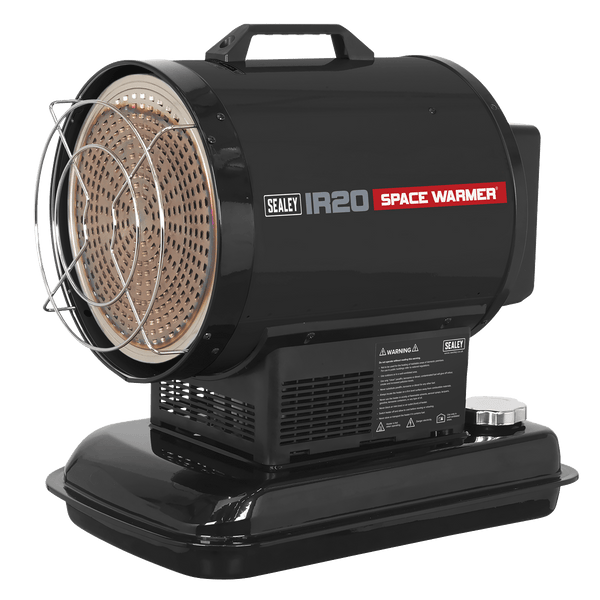 Sealey Heaters 70,000Btu/hr Infrared Space Warmer® Paraffin/Kerosene/Diesel Heater-IR20 5054630163081 IR20 - Buy Direct from Spare and Square