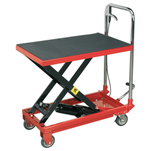 Sealey Hydraulic Platform Trucks Hydraulic Platform Truck 150kg Capacity-HPT150 5024209811507 HPT150 - Buy Direct from Spare and Square