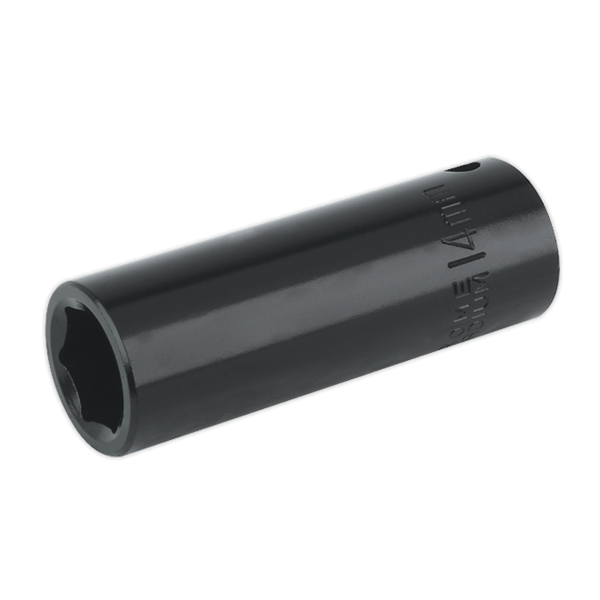 Sealey Impact Sockets Individual 14mm 3/8"Sq Drive Deep Impact Socket-IS3814D 5024209739078 IS3814D - Buy Direct from Spare and Square