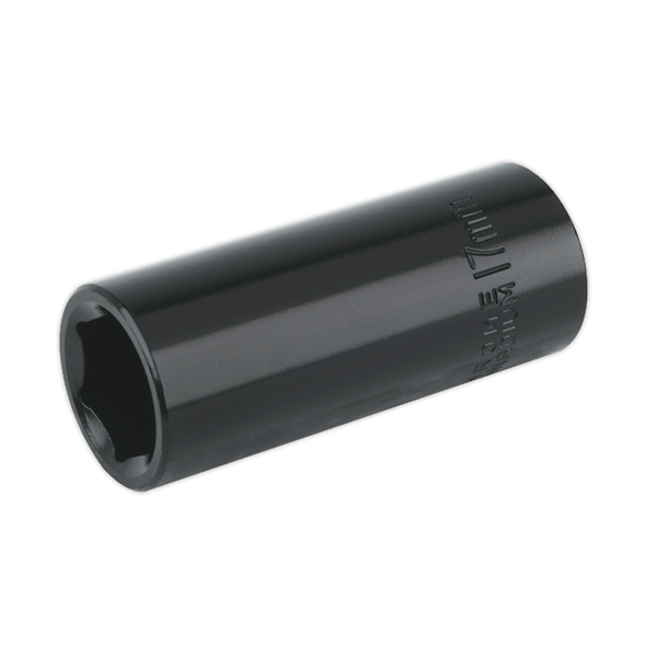 Sealey Impact Sockets Individual 17mm 3/8"Sq Drive Deep Impact Socket-IS3817D 5024209739276 IS3817D - Buy Direct from Spare and Square