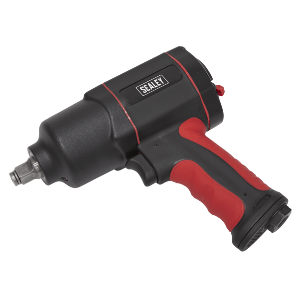 Sealey Impact Wrenches 1/2"Sq Drive Composite Air Impact Wrench - Twin Hammer-GSA6006 5054511716764 GSA6006 - Buy Direct from Spare and Square