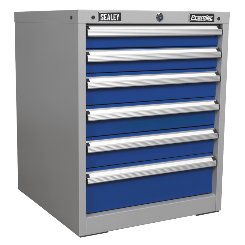 Sealey Industrial Workstations 6 Drawer Industrial Cabinet-API5656 5051747512856 API5656 - Buy Direct from Spare and Square