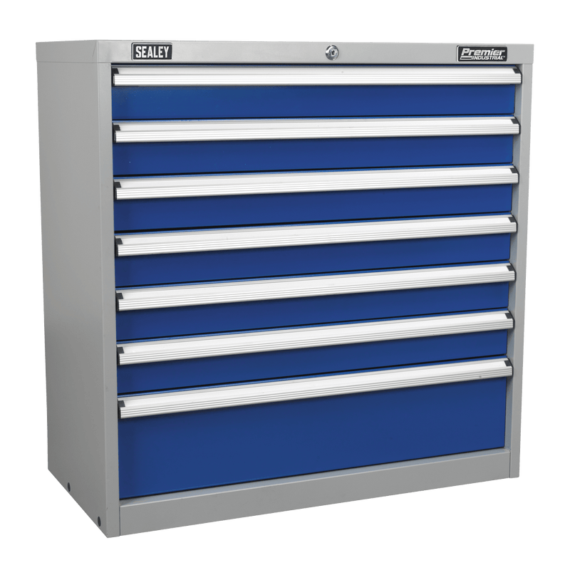Sealey Industrial Workstations 7 Drawer Industrial Cabinet-API9007 5051747923669 API9007 - Buy Direct from Spare and Square