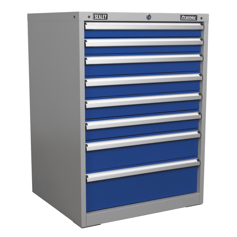 Sealey Industrial Workstations 8 Drawer Industrial Cabinet-API7238 5051747512863 API7238 - Buy Direct from Spare and Square