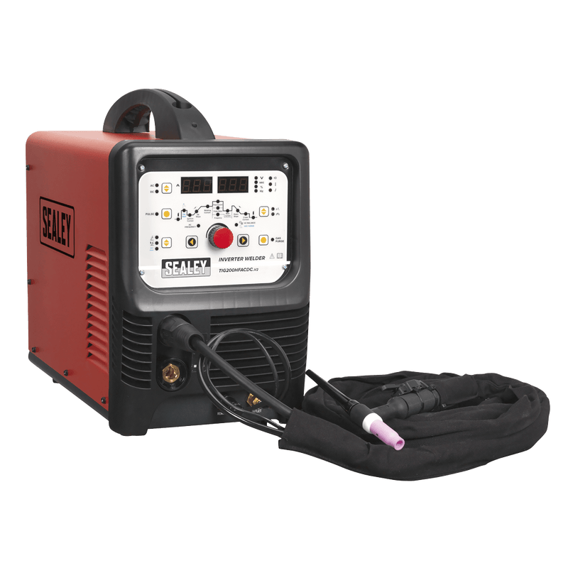 Sealey Inverters 200A TIG/MMA HF AC/DC Inverter Welder 230V-TIG200HFACDC 5054630054297 TIG200HFACDC - Buy Direct from Spare and Square