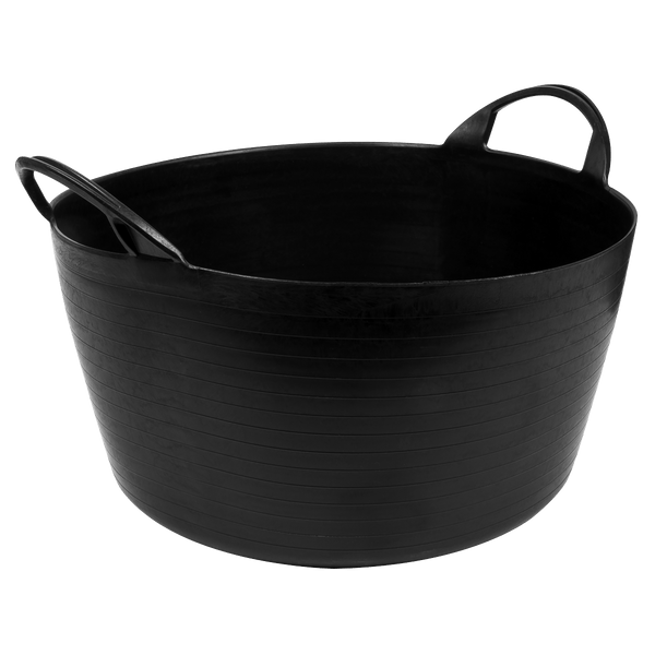 Sealey Janitorial 30L Heavy-Duty Flexi Tub - Black-SFT30 5054630115936 SFT30 - Buy Direct from Spare and Square
