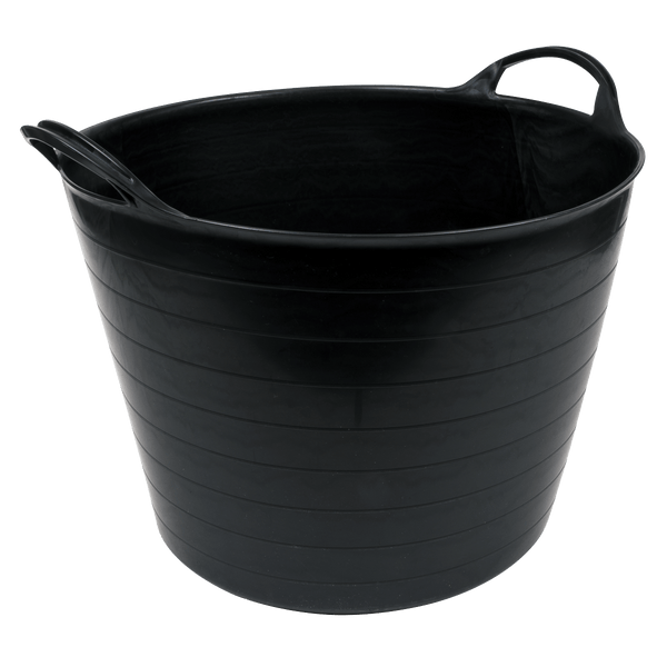 Sealey Janitorial 40L Heavy-Duty Flexi Tub - Black-SFT40 5054630115967 SFT40 - Buy Direct from Spare and Square
