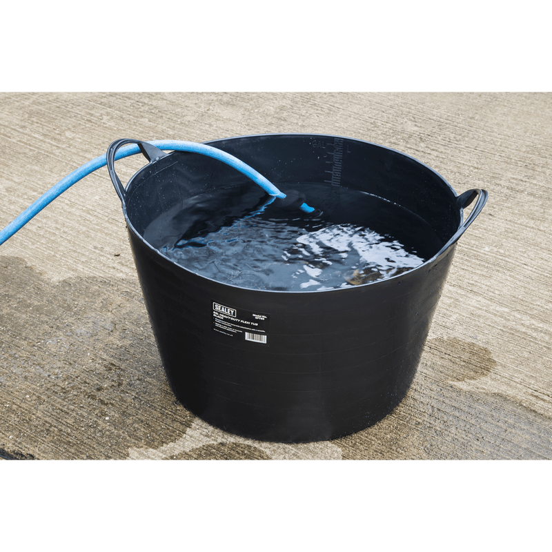 Sealey Janitorial 65L Heavy-Duty Flexi Tub - Black-SFT65 5054630115998 SFT65 - Buy Direct from Spare and Square