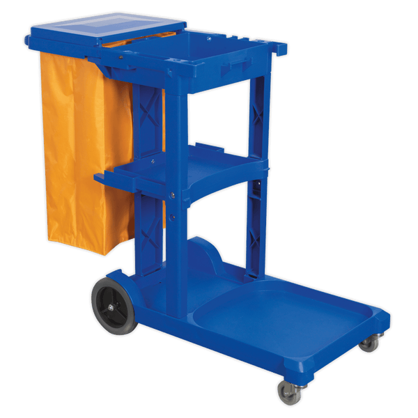 Sealey Janitorial Janitorial Trolley-BM30 5051747631175 BM30 - Buy Direct from Spare and Square
