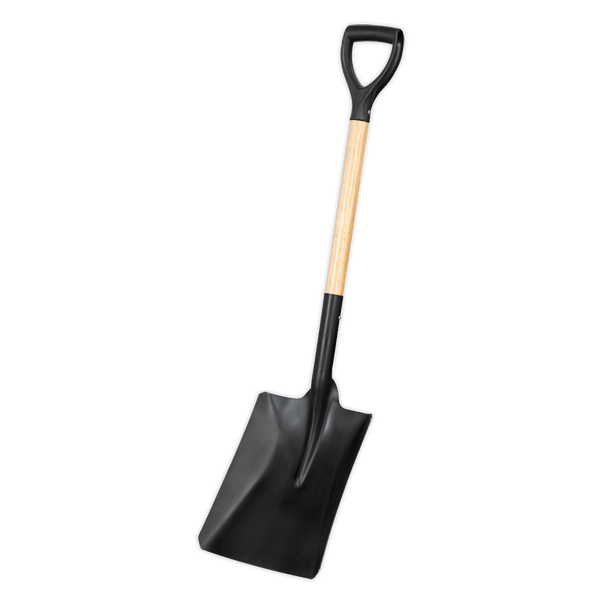 Sealey Janitorial Shovel with 710mm Wooden Handle-SH710 5024209694209 SH710 - Buy Direct from Spare and Square