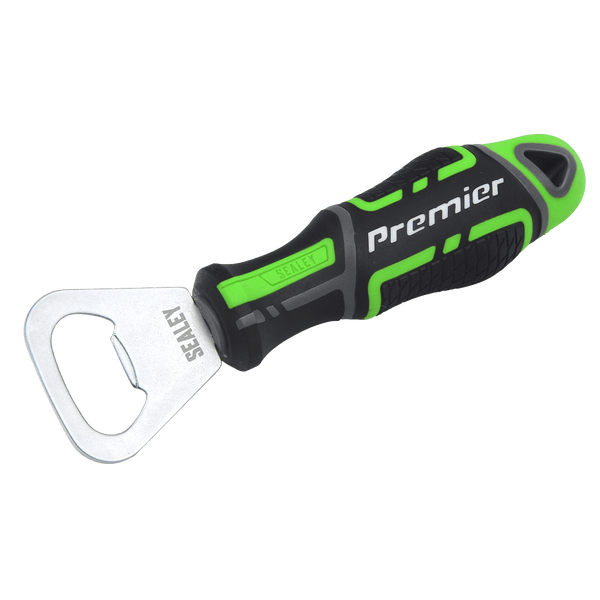 Sealey Knives & Multi-Tools GripMAX® Bottle Opener - Hi-Vis Green-AK4368HV 5054511693140 AK4368HV - Buy Direct from Spare and Square