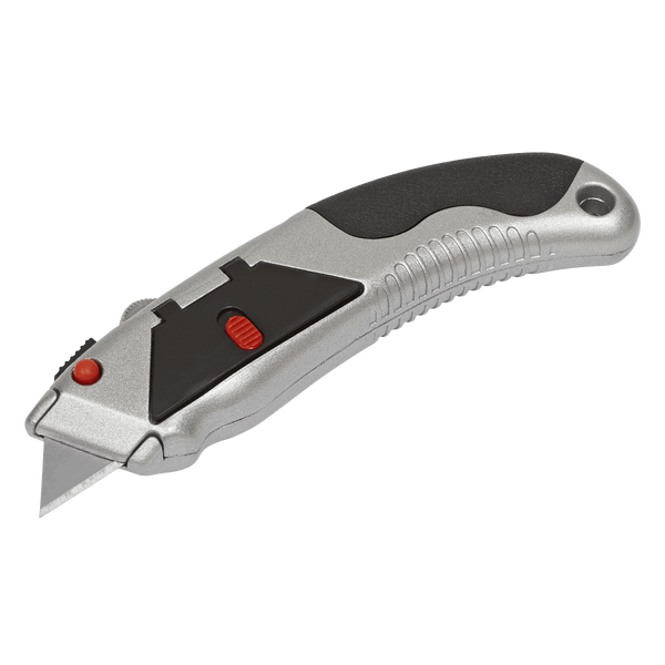 Sealey Knives & Multi-Tools Retractable Auto-Load Utility Knife-S0555 5054511668636 S0555 - Buy Direct from Spare and Square