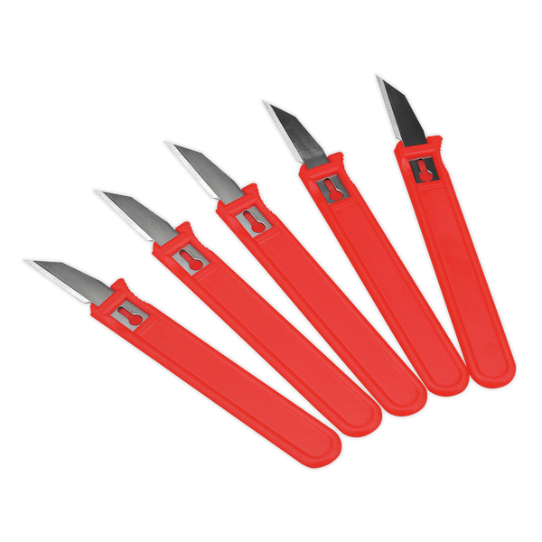 Sealey Knives & Multi-Tools Trim Knife - Pack of 5-AK2963 5024209652728 AK2963 - Buy Direct from Spare and Square