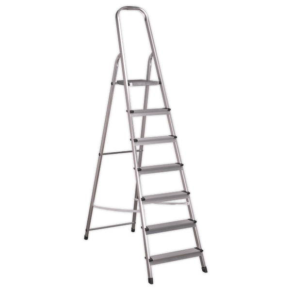 Sealey Ladders 7-Tread Trade Aluminium Step Ladder EN 131-ASL7 5024209052146 ASL7 - Buy Direct from Spare and Square