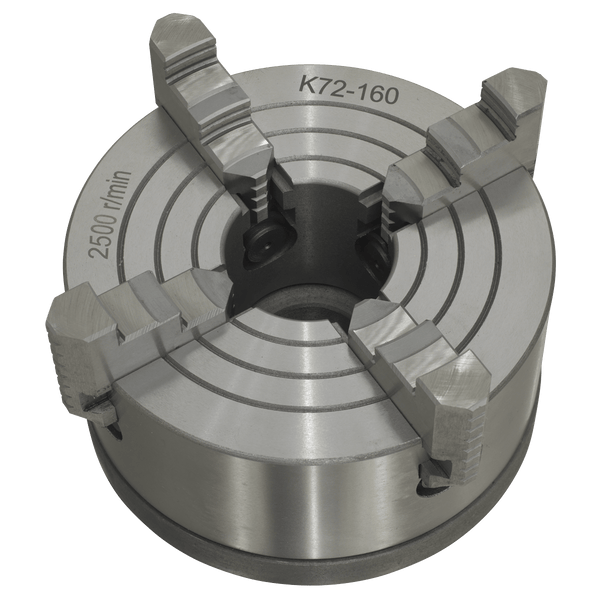 Sealey Lathes 4-Jaw Independent Chuck with Back Plate-SM27FJC 5024209658171 SM27FJC - Buy Direct from Spare and Square