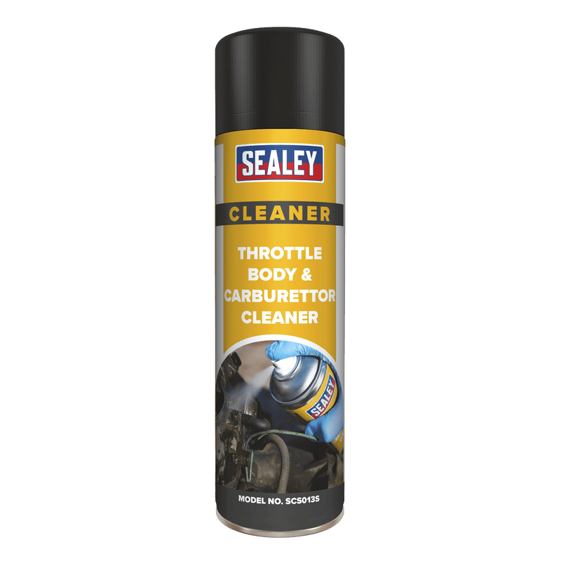 Sealey Maintenance 500ml Throttle Body & Carburettor Cleaner-SCS013S 5054511074840 SCS013S - Buy Direct from Spare and Square