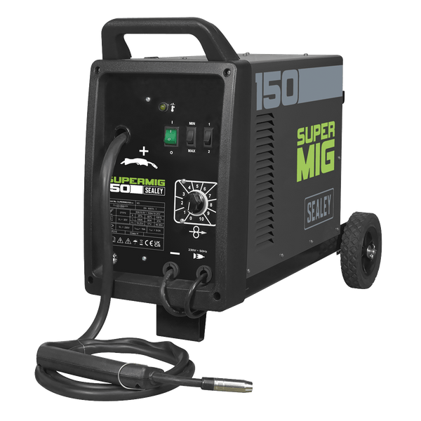 Sealey MIG Welders 150A Professional MIG Welder-SUPERMIG150 5054630058813 SUPERMIG150 - Buy Direct from Spare and Square