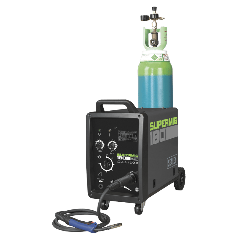 Sealey MIG Welders 180A Professional MIG Welder with Binzel® Euro Torch-SUPERMIG180 5054630059483 SUPERMIG180 - Buy Direct from Spare and Square