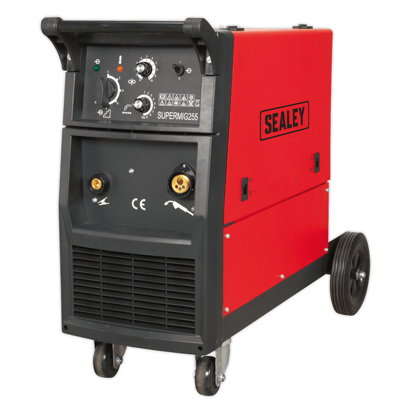 Sealey MIG Welders 250A Professional MIG Welder with Binzel® Euro Torch-SUPERMIG255 5051747706347 SUPERMIG255 - Buy Direct from Spare and Square