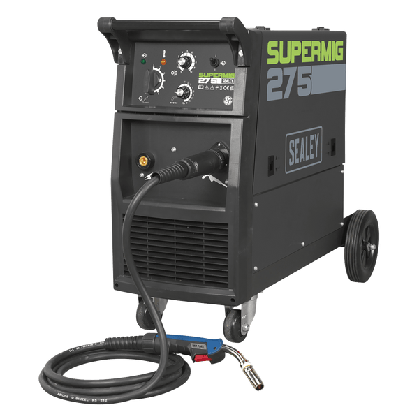 Sealey MIG Welders 270A Professional MIG Welder with Binzel® Euro Torch-SUPERMIG275 5054630059469 SUPERMIG275 - Buy Direct from Spare and Square