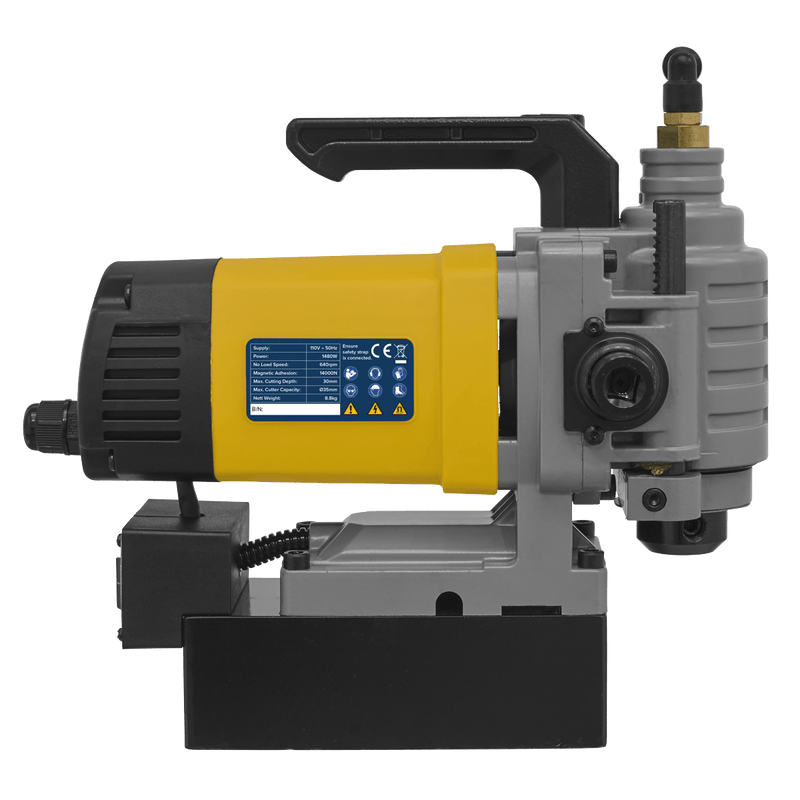 Sealey Milling/Drilling 35mm Low Profile Magnetic Drilling Machine 110V-MAG35110VLP 5054511807387 MAG35110VLP - Buy Direct from Spare and Square