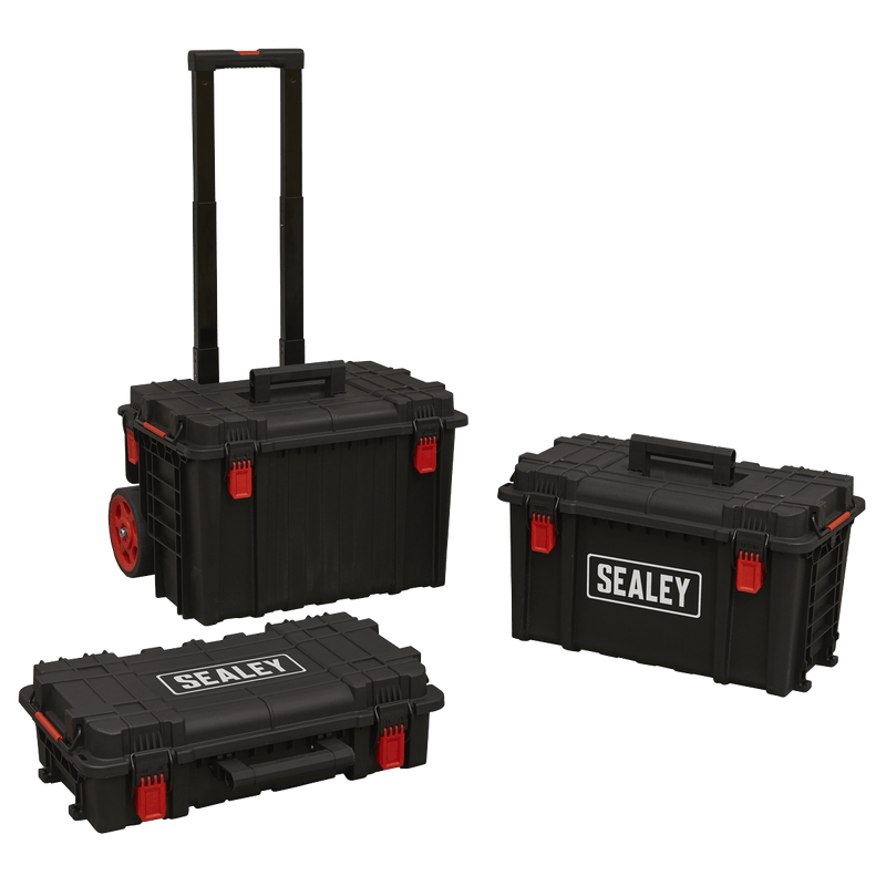 Sealey Mobile Storage System Set 3pc Heavy-Duty 5054630338564 AP890 - Buy Direct from Spare and Square