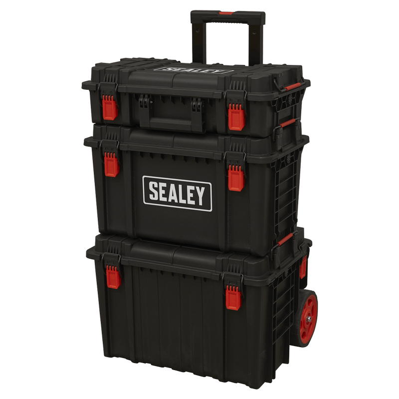 Sealey Mobile Storage System Set 3pc Heavy-Duty 5054630338564 AP890 - Buy Direct from Spare and Square