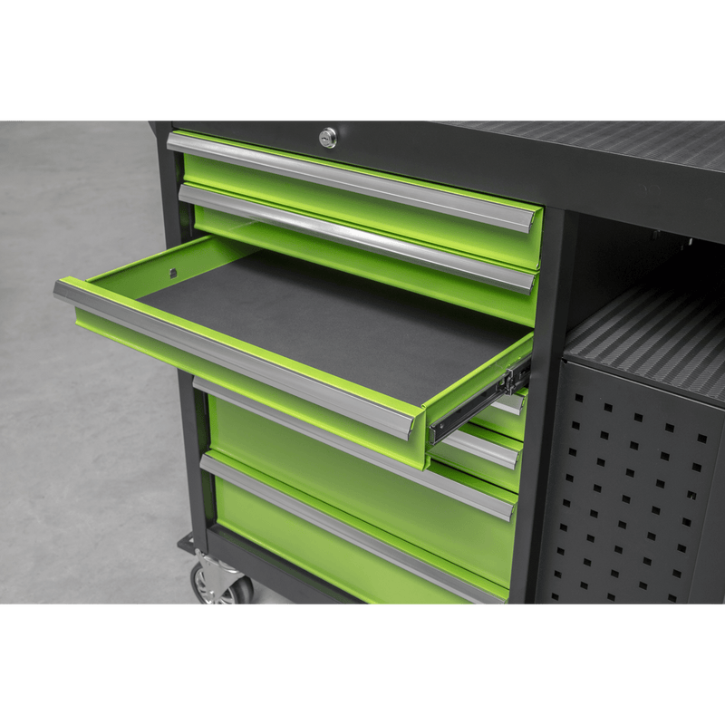 Sealey Mobile Workbenches 10 Drawer 1140mm Mobile Workstation-AP45MWS 5054511689891 AP45MWS - Buy Direct from Spare and Square