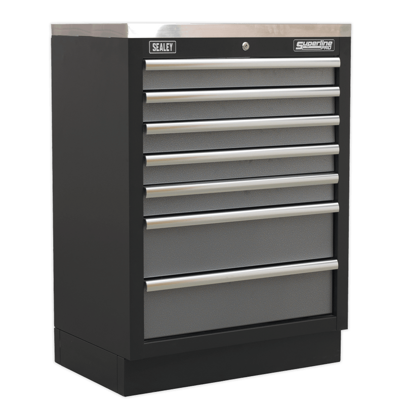 Sealey Modular 7 Drawer Cabinet 680mm 5054511248562 APMS62 - Buy Direct from Spare and Square