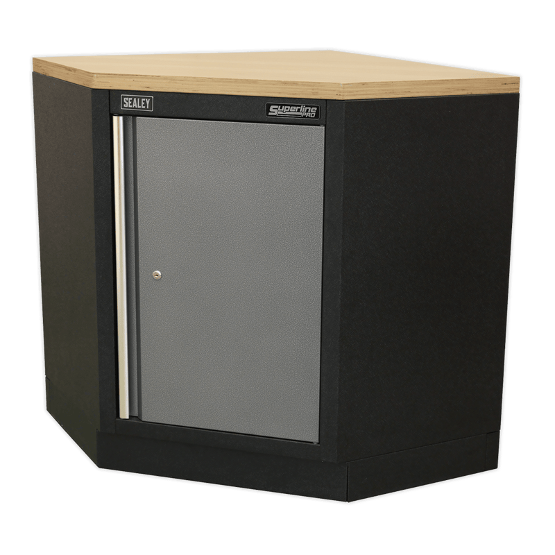 Sealey Modular Corner Floor Cabinet 865mm 5054511153132 APMS60 - Buy Direct from Spare and Square