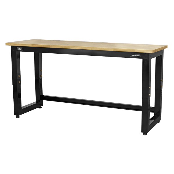 Sealey Modular Storage Systems 1830mm Heavy-Duty Steel Adjustable Workbench with Wooden Worktop-APMS22 5054630086663 APMS22 - Buy Direct from Spare and Square