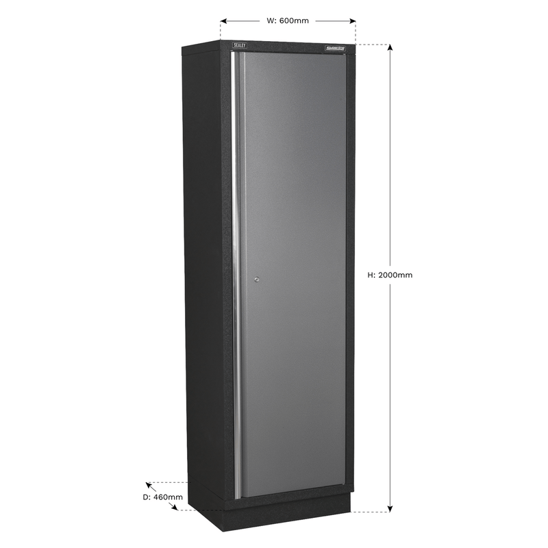 Sealey Modular Storage Systems 600mm Full Height Modular Floor Cabinet-APMS55 5054511100501 APMS55 - Buy Direct from Spare and Square