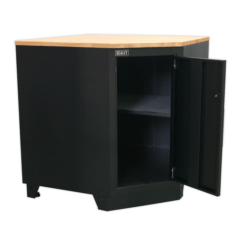 Sealey Modular Storage Systems 930mm Heavy-Duty Modular Corner Floor Cabinet-APMS15 5054511111989 APMS15 - Buy Direct from Spare and Square