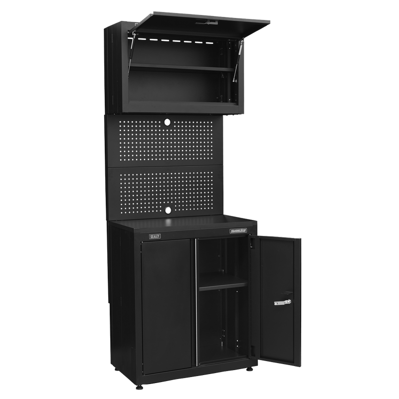 Sealey Modular Storage Systems Rapid-Fit 2 Door Cabinet & Wall Cupboard-APMS2HFP 5054511744804 APMS2HFP - Buy Direct from Spare and Square