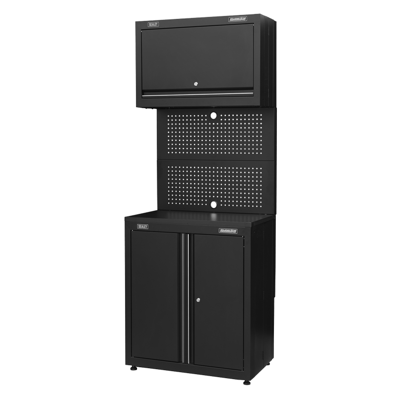 Sealey Modular Storage Systems Rapid-Fit 2 Door Cabinet & Wall Cupboard-APMS2HFP 5054511744804 APMS2HFP - Buy Direct from Spare and Square