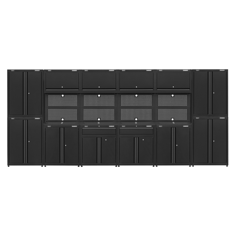 Sealey Modular Storage Systems Rapid-Fit 4.6m Modular Garage Storage System-APMS16HFP 5054630226601 APMS16HFP - Buy Direct from Spare and Square