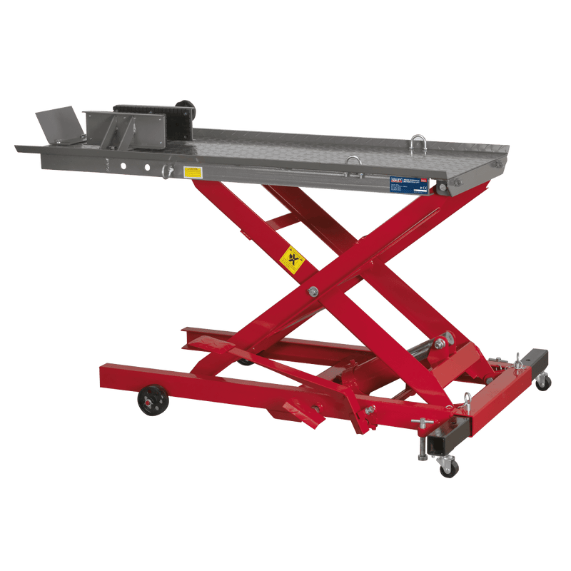 Sealey Motorcycle Lifts & Work Tables 365kg Hydraulic Motorcycle Lift-MC365 5024209628464 MC365 - Buy Direct from Spare and Square